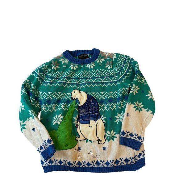 Boys holiday sweater size 14 - Picture 1 of 2